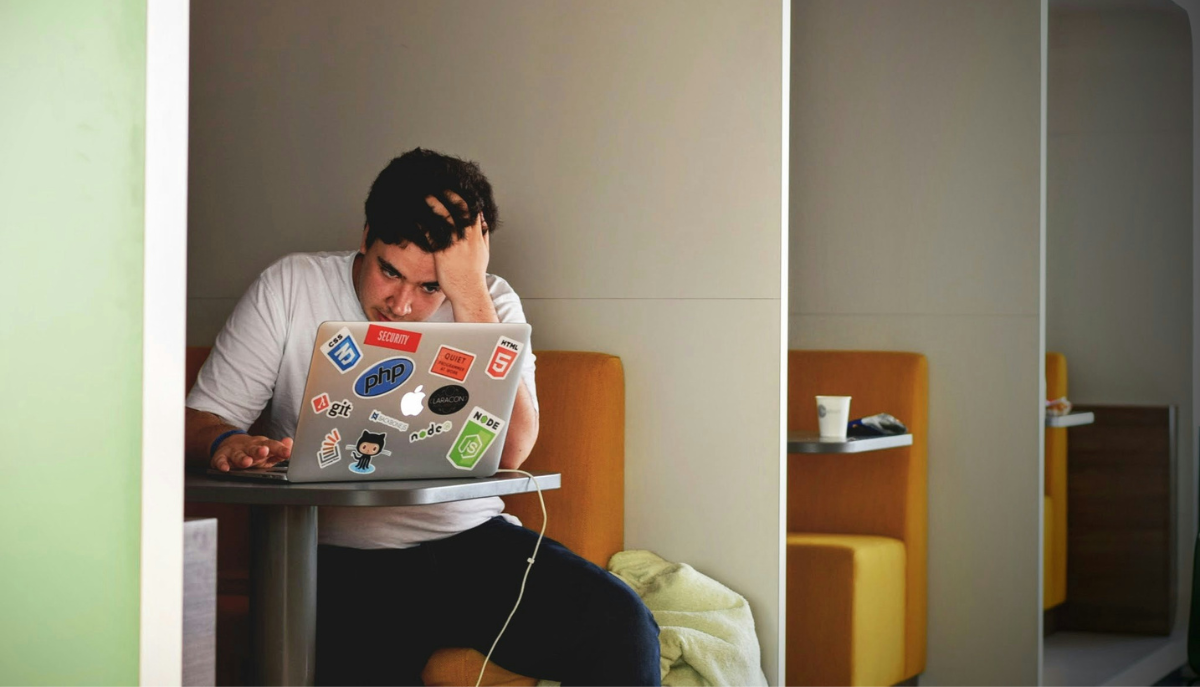 a student facing stress